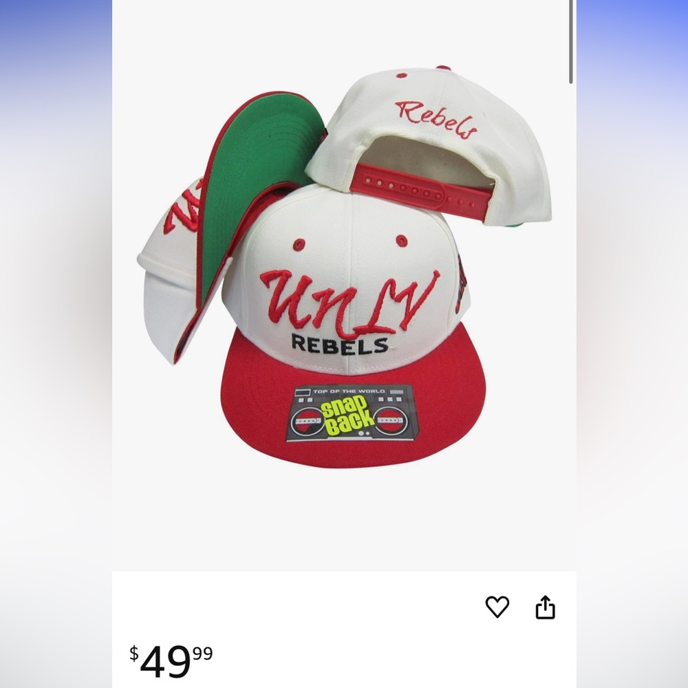 UNLV Nevada Las Vegas Runnin' Rebels hat